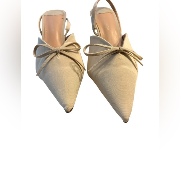 Tony Bianco Harper Slingback Pump Heels in Nude Lunar Color Sz 10 - Picture 3 of 11